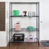 imageHoneyCanDo 3Tier Heavy Duty Adjustable Shelving Unit BlackBlack