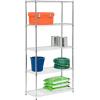 imageHoneyCanDo 3Tier Heavy Duty Adjustable Shelving Unit BlackChrome