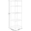 imageHoneyCanDo 3Tier Heavy Duty Adjustable Shelving Unit BlackWhite