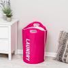 imageHoneyCanDo Laundry Basket Waterproof Laundry Hamper Laundry Bag for Dorm Room Clothes Hamper Stands Up Well Collapsible Laundry Basket Easy Storage PinkHoney Can Do Laundry Tote  Pink HMP09647 Pink