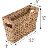 imageHoneyCanDo Natural BasketLg Square Large15 L x 5 W x 10 H