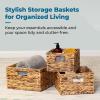 imageHoneyCanDo Natural BasketLg Square LargeSmall