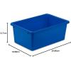 imageHoneyCanDo PRTSRT1602Smred Small Plastic bin redBlue
