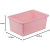 imageHoneyCanDo PRTSRT1602Smred Small Plastic bin redDark Pink
