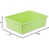 imageHoneyCanDo PRTSRT1602Smred Small Plastic bin redLight Green