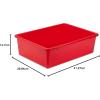 imageHoneyCanDo PRTSRT1602Smred Small Plastic bin redRed