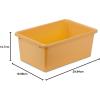 imageHoneyCanDo PRTSRT1602Smred Small Plastic bin redYellow