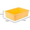 imageHoneyCanDo PRTSRT1602Smred Small Plastic bin redYellow