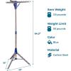 imageHoneyCanDo Steel Tripod 64Inch Folding Clothes Drying Rack  SpaceSaving Collapsable Clothes Rack Durable Clothes Dryer Stand for Laundry Room 3 Rotatable Arms for 30 HangersDrying Rack