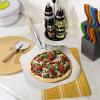 imageKitchen Supply 14Inch x 16Inch Aluminum Pizza Peel with Wood Handle