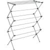 imageHoneyCanDo Collapsible Laundry Drying Rack Sturdy Steel Foldable ampamp Portable Clothes Drying Rack SpaceSaving Design Indoor ampamp Outdoor Drying Ideal for Laundry Room 50lb Capacity Silver