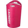 imageHoneyCanDo Laundry Basket Waterproof Laundry Hamper Laundry Bag for Dorm Room Clothes Hamper Stands Up Well Collapsible Laundry Basket Easy Storage PinkHoney Can Do Laundry Tote  Pink HMP09647 Pink