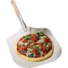 imageKitchen Supply 14Inch x 16Inch Aluminum Pizza Peel with Wood Handle