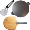 imageOld Stone Pizza Kitchen Rectangular Pizza Stone for Oven and Grill 14x16InchPizza Making Kit