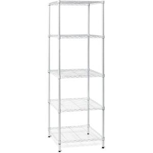 imageHoneyCanDo 3Tier Heavy Duty Adjustable Shelving Unit BlackWhite