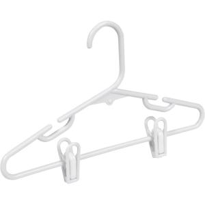 imageHoneyCanDo Kids Clothes Hanger Baby Clothes Hangers with Clips Removable Clips are Designed to Keep Bottoms and Tops Perfectly Paired Making it Easier to Organize and Store Outfits 18 Pack7 x 025 x 1175 inches