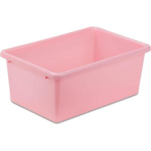 imageHoneyCanDo PRTSRT1602Smred Small Plastic bin redLight Pink