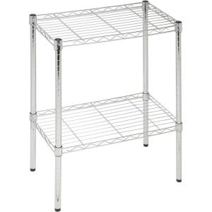 imageHoneyCanDo SHF06831 5Tier Black Storage Shelves 18Inches x 36Inches x 72Inches Black Powder CoatChrome