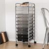 imageHoneyCanDo 10 Drawer Cart Shaded CRT05255 AssortedCart
