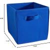 imageHoneyCanDo SFT01763 Kids Storage Bins Soft and Foldable Organizers PurpleBlue