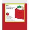 imageHoneyCanDo SFT01763 Kids Storage Bins Soft and Foldable Organizers PurpleRed