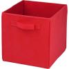 imageHoneyCanDo SFT01763 Kids Storage Bins Soft and Foldable Organizers PurpleRed