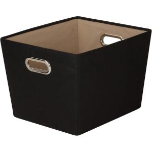 imageHoneyCanDo Medium Storage Bin Black SFT03072 BlackBlack