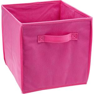 imageHoneyCanDo SFT01763 Kids Storage Bins Soft and Foldable Organizers PurplePink