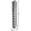 imageHoneyCanDo 10 Shelf Shoe Org Natural SFT01254 NaturalGrey