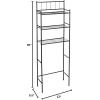 imageHoneyCanDo BTH05079 3Tier Metal Bathroom Shelf Space Saver 945 x 2283 x 5984 ChromeShelving Unit