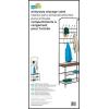 imageHoneyCanDo Entryway Storage Valet 2575quot L x 1225quot W x 7025quot H Black
