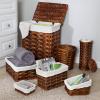imageHoneyCanDo HMP01866 7Piece Wicker Hamper Kit