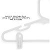 imageHoneyCanDo HNGT01329 Kids Tubular Hanger with Clips White 18Pack