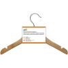 imageHoneyCanDo Kids Wood Shirt Hangers 5 pk HNG01224 Natural