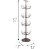 imageHoneyCanDo SHO02221 Shoe Tree with Spinning Handle Bronze 4Tier 30 lbsBronze