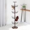 imageHoneyCanDo SHO02221 Shoe Tree with Spinning Handle Bronze 4Tier 30 lbsBronze