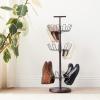 imageHoneyCanDo SHO02221 Shoe Tree with Spinning Handle Bronze 4Tier 30 lbsBronze