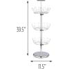imageHoneyCanDo SHO02221 Shoe Tree with Spinning Handle Bronze 4Tier 30 lbsChrome