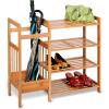 imageHoneyCanDo SHO02222 4Tier Bamboo Entryway Organizer