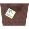 imageHoneyCanDo STO02985 Nested Woven Tote with Liner Esspresso Brown SmallBrown