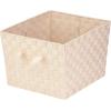 imageHoneyCanDo STO02985 Nested Woven Tote with Liner Esspresso Brown SmallCream
