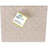 imageHoneyCanDo STO02985 Nested Woven Tote with Liner Esspresso Brown SmallCream