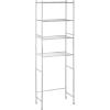 imageHoneyCanDo 4Tier OverTheToilet Storage Shelf  SpaceSaving Steel Bathroom Restroom Organizer with Neutral Chrome Finish Ideal for Towels Toiletries ampamp Essentials  24quotW x 68quotH x 11quotD