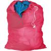 imageHoneyCanDo LBG01643 Mesh Laundry Bag with Drawstring Pink 25Inches L x 36Inches HPink