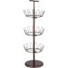 imageHoneyCanDo SHO02221 Shoe Tree with Spinning Handle Bronze 4Tier 30 lbsBronze