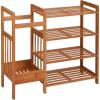 imageHoneyCanDo SHO02222 4Tier Bamboo Entryway Organizer