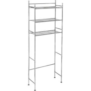 imageHoneyCanDo BTH05079 3Tier Metal Bathroom Shelf Space Saver 945 x 2283 x 5984 Chrome3Tier Bathroom Tower Shelf