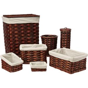 imageHoneyCanDo HMP01866 7Piece Wicker Hamper Kit