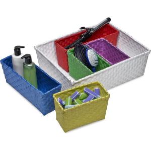 imageHoneyCanDo SFT06719 6Piece Nested Basket Set Primary MultiColor