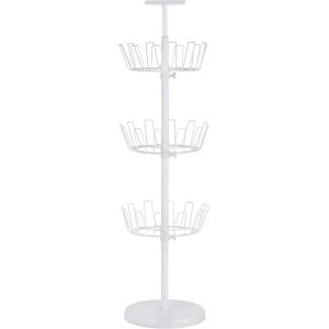 imageHoneyCanDo SHO02221 Shoe Tree with Spinning Handle Bronze 4Tier 30 lbsWhite